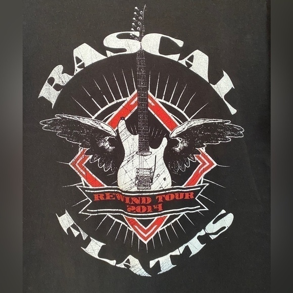 Rascal Flatts  Rewind Tour 2014 Concert T Shirt Adult XLG - Picture 7 of 10